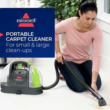 Bissell Portable Carpet Cleaner Little Green Plus for All Cleanups