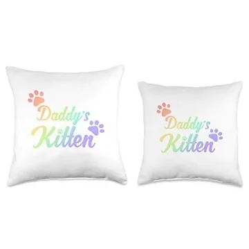 Kawaii DDLG ABDL BDSM Daddy's Kitten Kink Pillow