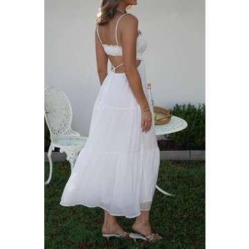 Leyajedol Y2k Bodycon Long Dress for Women - Casual & Chic