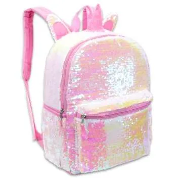 Unicorn Sequins Kids Backpack for Magical Adventures