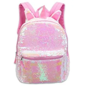 Unicorn Sequins Kids Backpack for Magical Adventures