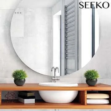 SEEKO Succulents Artificial Plants (2 Pack) Indoor Fake Desk Plants for Shelf Decor