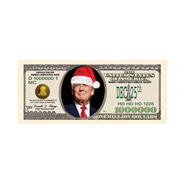 Donald Trump Christmas Million Dollar Bill - Put Christ Back in Christmas - Commemorative Collectors...