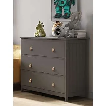 JIASENBAO Brown Leather Drawer Pulls 6 Pack Leather Handles Cabinet knobs for Kitchen Cabinet Drawers Bathroom Dressers…