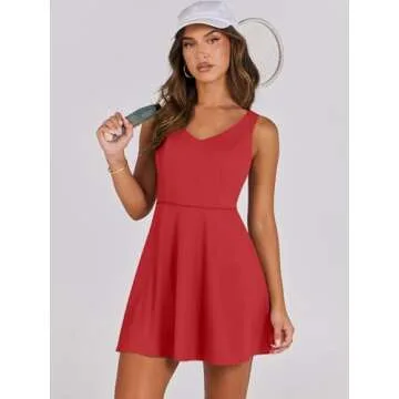 Caracilia Women’s Tank Dress with Shorts for Sporty Style