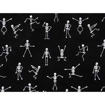 KAF Home Dancing Skeletons Holiday Kitchen Towel Set