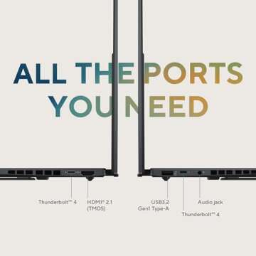 ASUS Zenbook Duo Laptop, Dual 14” OLED 3K 120Hz Touch Display, Intel Evo Certified, Intel Core Ultra 9 285H, Intel Arc Graphics, 32GB RAM, 1TB SSD, Windows 11, Inkwell Gray, UX8406CA-PS99T