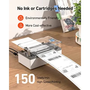 MUNBYN Thermal Label Printer P130 for Small Businesses
