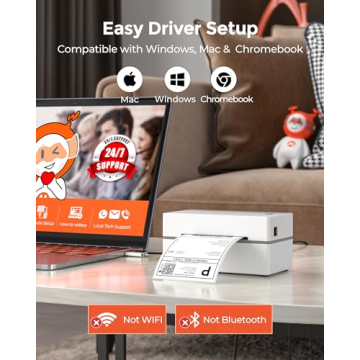 MUNBYN Thermal Label Printer P130 for Small Businesses