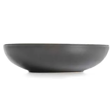 Stylish Gibson Soho Lounge 9.7" Serving Bowl in Matte Black