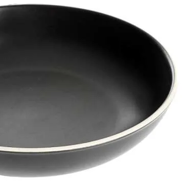 Stylish Gibson Soho Lounge 9.7" Serving Bowl in Matte Black