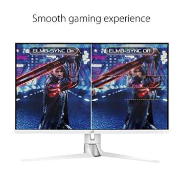 ASUS ROG Swift 32” 1440P Gaming Monitor (PG329Q-W) - White, QHD (2560 x 1440), Fast IPS, 175Hz, 1ms, Extreme Low Motion Blur Sync, G-Sync Compatible, Eye Care, DisplayPort, HDMI, USB, DisplayHDR600
