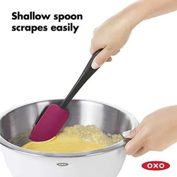 OXO Good Grips 3-Piece Silicone Spatula Set for Every Cooking Need