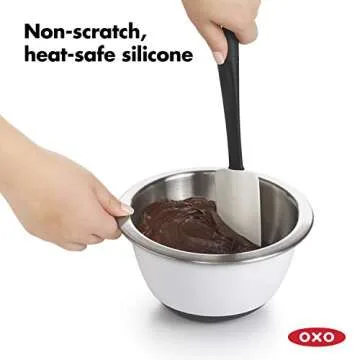 OXO Good Grips 3-Piece Silicone Spatula Set for Every Cooking Need