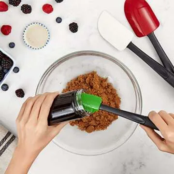 OXO Good Grips 3-Piece Silicone Spatula Set for Every Cooking Need