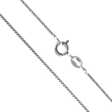 Elegant Sterling Silver Box Chain - 18 Inches of Style
