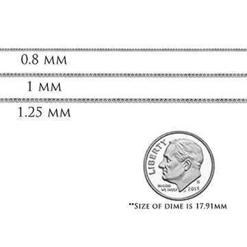 Elegant Sterling Silver Box Chain - 18 Inches of Style