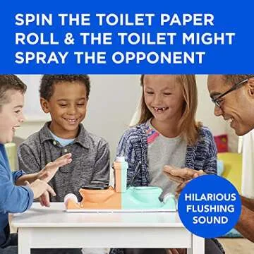Toilet Trouble Flushdown Kids Game Water Spray Ages 4+