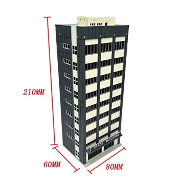 Outland Models CBD Tall Office Building N Scale Model