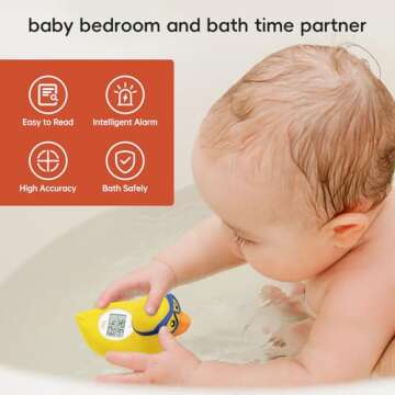 b&h Baby Bath and Room Thermometer - Safe & Fun
