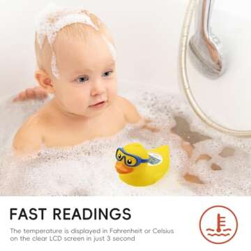 b&h Baby Bath and Room Thermometer - Safe & Fun