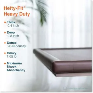 Roving Cove Edge Corner Protector Baby Proofing (Large 18ft Edge 8 Corners), Hefty-Fit Heavy-Duty, S...
