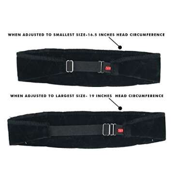 Madison Headwear Wig Grip Headbands For Women- Adjustable To Custom Fit Your Head - Velvet Comfort - Wig Bands No Slip Breathable Lightweight Material For All Day Wear! Keep Wig Comfortably Secured