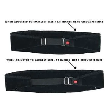 Madison Headwear Wig Grip Headbands For Women- Adjustable To Custom Fit Your Head - Velvet Comfort - Wig Bands No Slip Breathable Lightweight Material For All Day Wear! Keep Wig Comfortably Secured