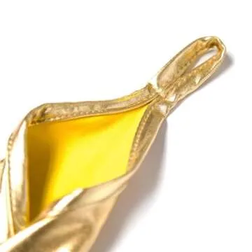 Shiny Fingerless Costume Gloves for Parties and Cosplay