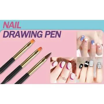 Artdone 35pcs Nail Art Tool Set for Creative Designs