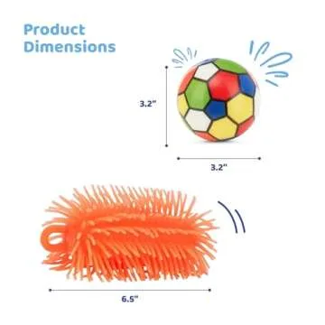 Neliblu Assorted Sensory Stress Balls for All Ages