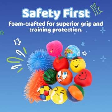 Neliblu Assorted Sensory Stress Balls for All Ages