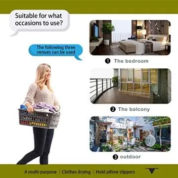 AIODE Clothes Racks for Hanging,94.5 inch for Stainless Steel Adjustable and Foldable Space Saving Laundry Clothes Drying Rack for Indoor Outdoor with Windproof Hooks