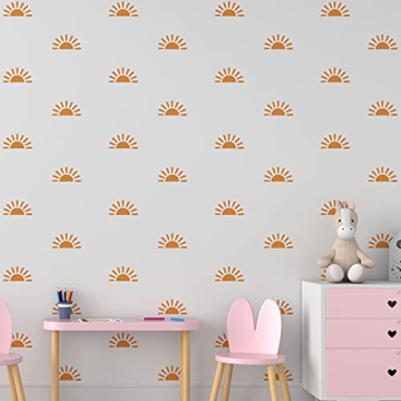 Sunshine Decal 4 Sheets Wall Decals for Kids Room