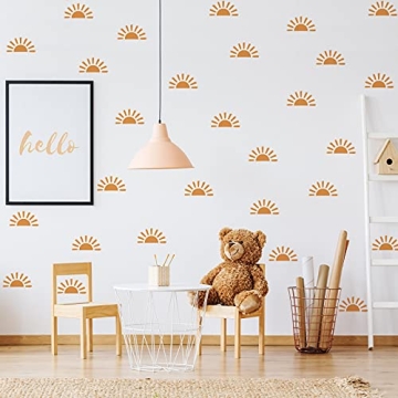 Sunshine Decal 4 Sheets Wall Decals for Kids Room
