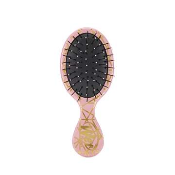 Wet Brush Mini Detangler Hair Brush in Peach - Effortless Detangling