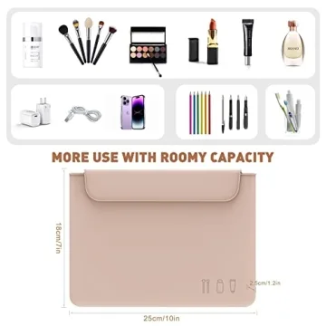 BEZOX Silicone Makeup Bag - Travel Friendly & Stylish