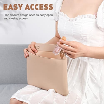 BEZOX Silicone Makeup Bag - Travel Friendly & Stylish