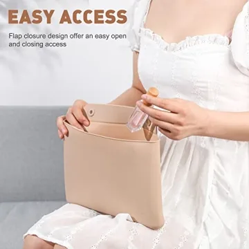 BEZOX Silicone Makeup Bag - Travel Friendly & Stylish