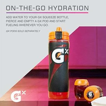 Customizable Gatorade Gx Squeeze Bottle for Sports