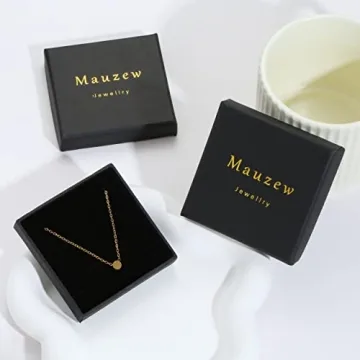 Mauzew 18K Gold Plated Chunky Chain Necklace for Women