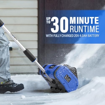 SOYUS Cordless Snow Shovel - Lightweight Electric Snow Blower