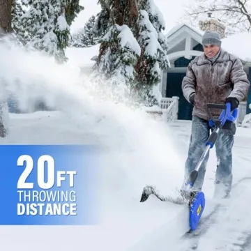 SOYUS Cordless Snow Shovel - Lightweight Electric Snow Blower