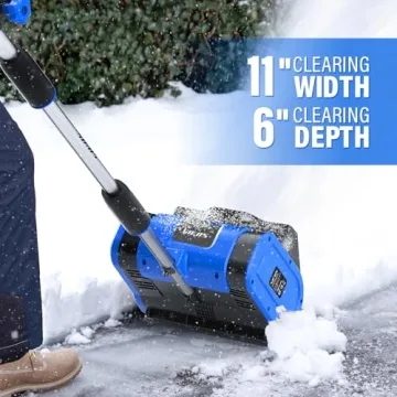 SOYUS Cordless Snow Shovel - Lightweight Electric Snow Blower