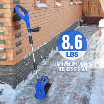 SOYUS Cordless Snow Shovel - Lightweight Electric Snow Blower