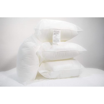 IZO All Supply Square Sham Stuffer Throw Pillow Insert, White, 18 by 18 Inches, Pack of 4