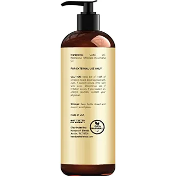 Handcraft Blends Organic Castor Oil - Pure & Natural Hair Growth