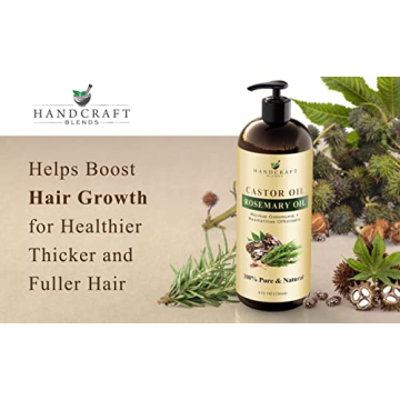 Handcraft Blends Organic Castor Oil - Pure & Natural Hair Growth