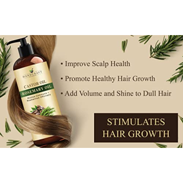 Handcraft Blends Organic Castor Oil - Pure & Natural Hair Growth