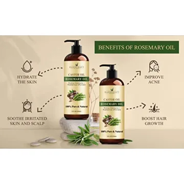 Handcraft Blends Organic Castor Oil - Pure & Natural Hair Growth